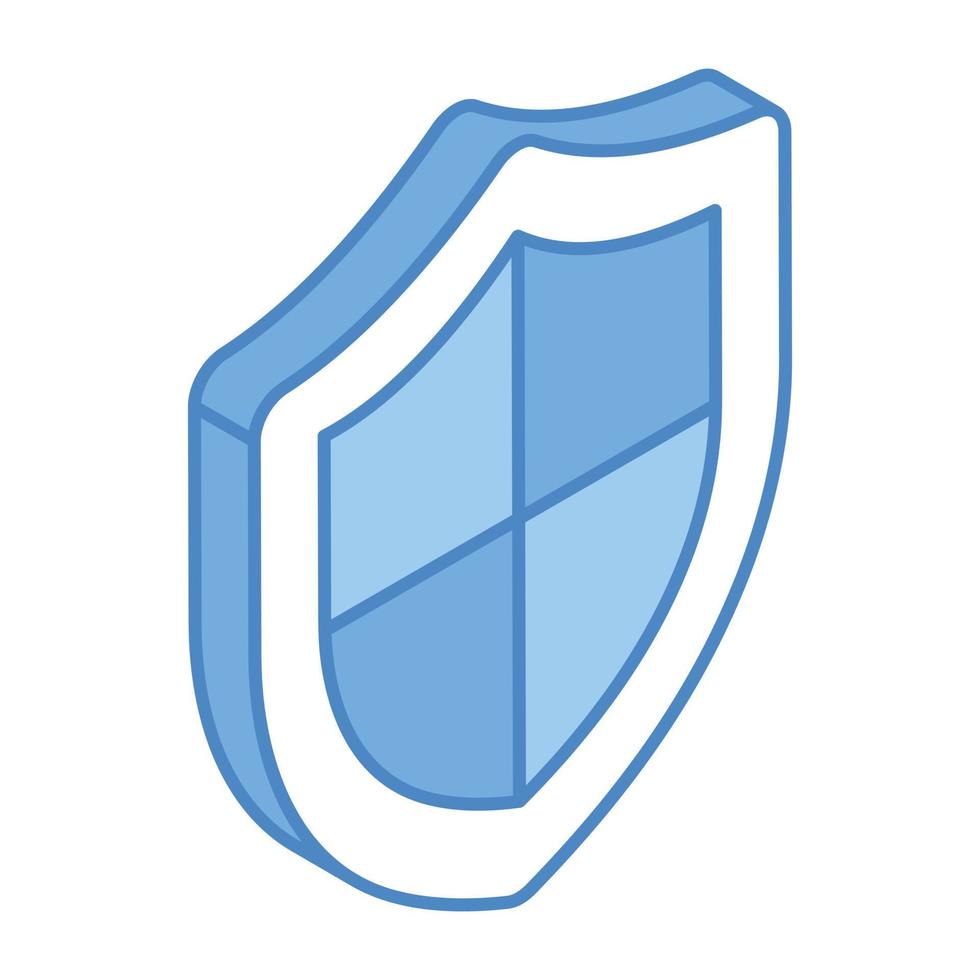 Grab this editable isometric icon of security vector