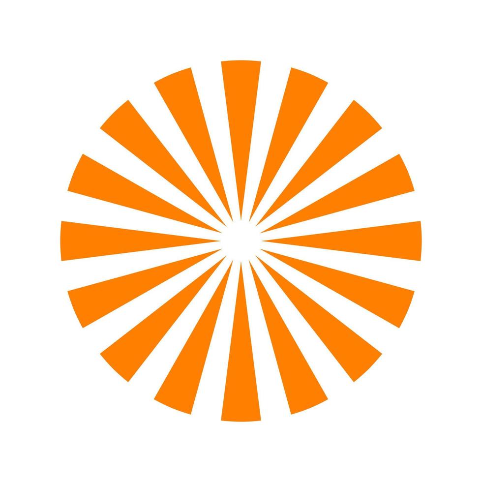 sunbeam vector icon