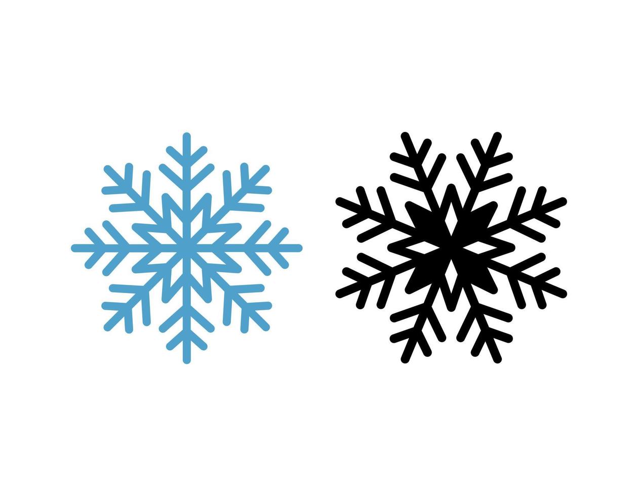 snowflake vector icon