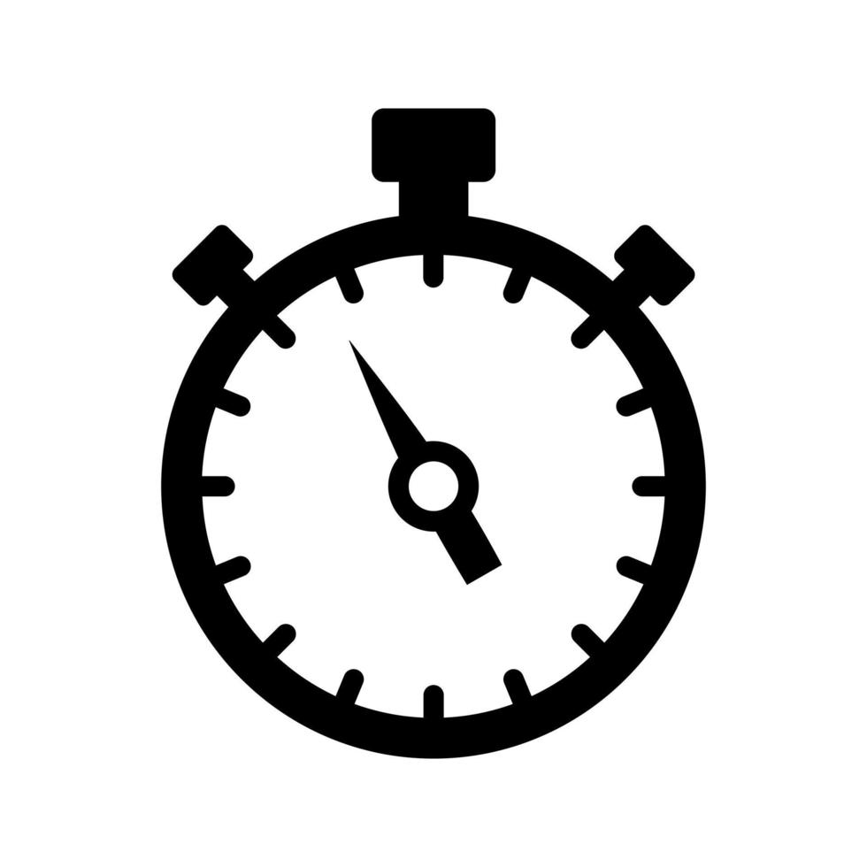 stopwatch timer vector icon