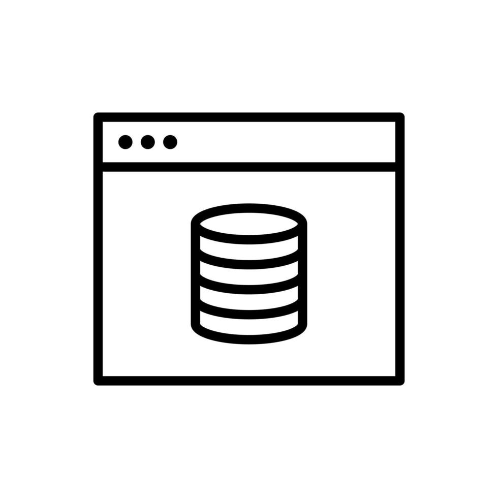 web hosting vector icon