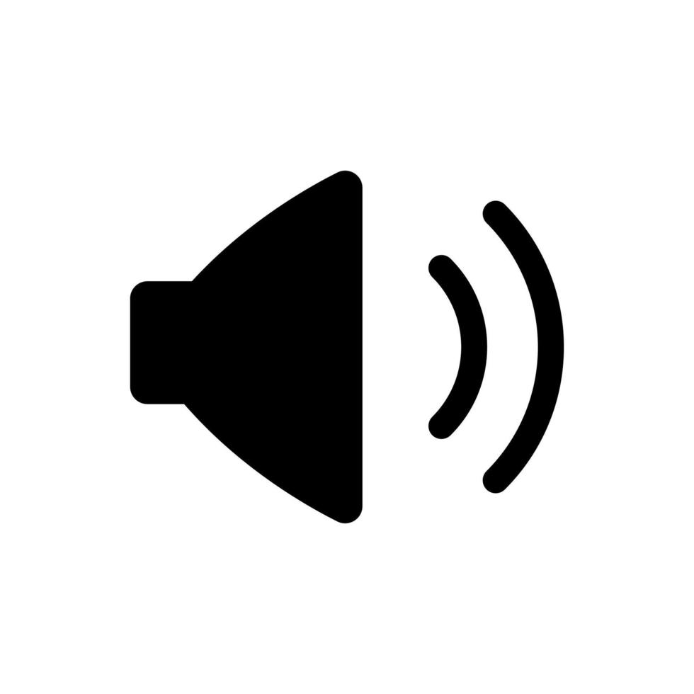 audio speaker icon vector