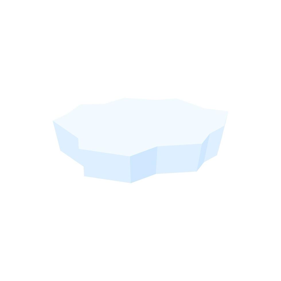 glacier pieces icon vector