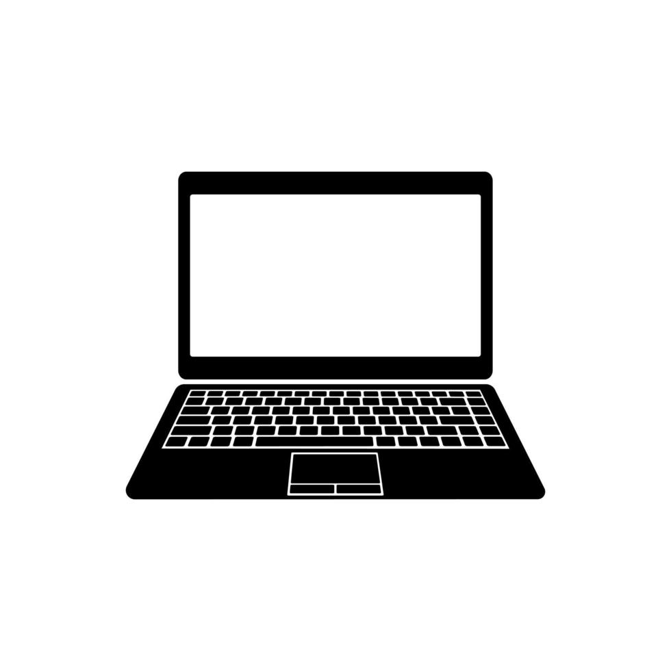 laptop device icon vector