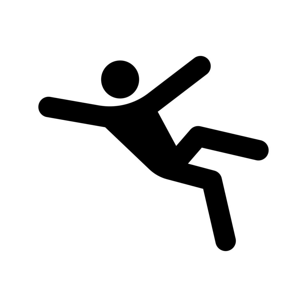 falling people vector icon