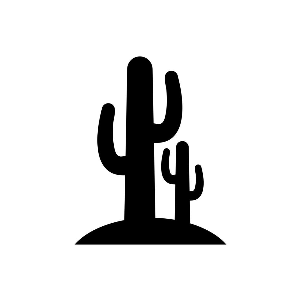 icono de vector de cactus