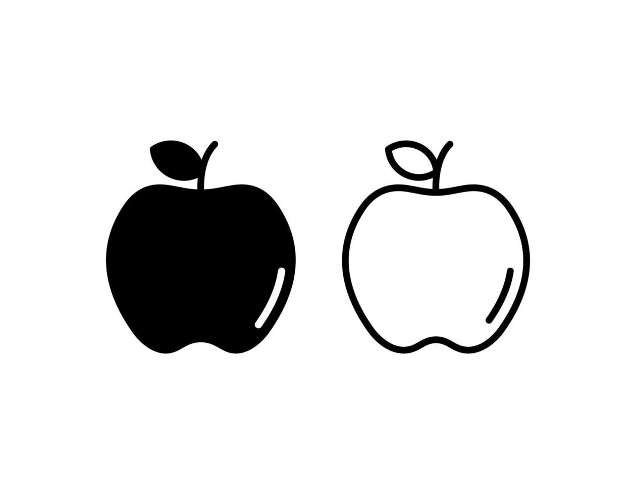 apple vector icon 7128208 Vector Art at Vecteezy