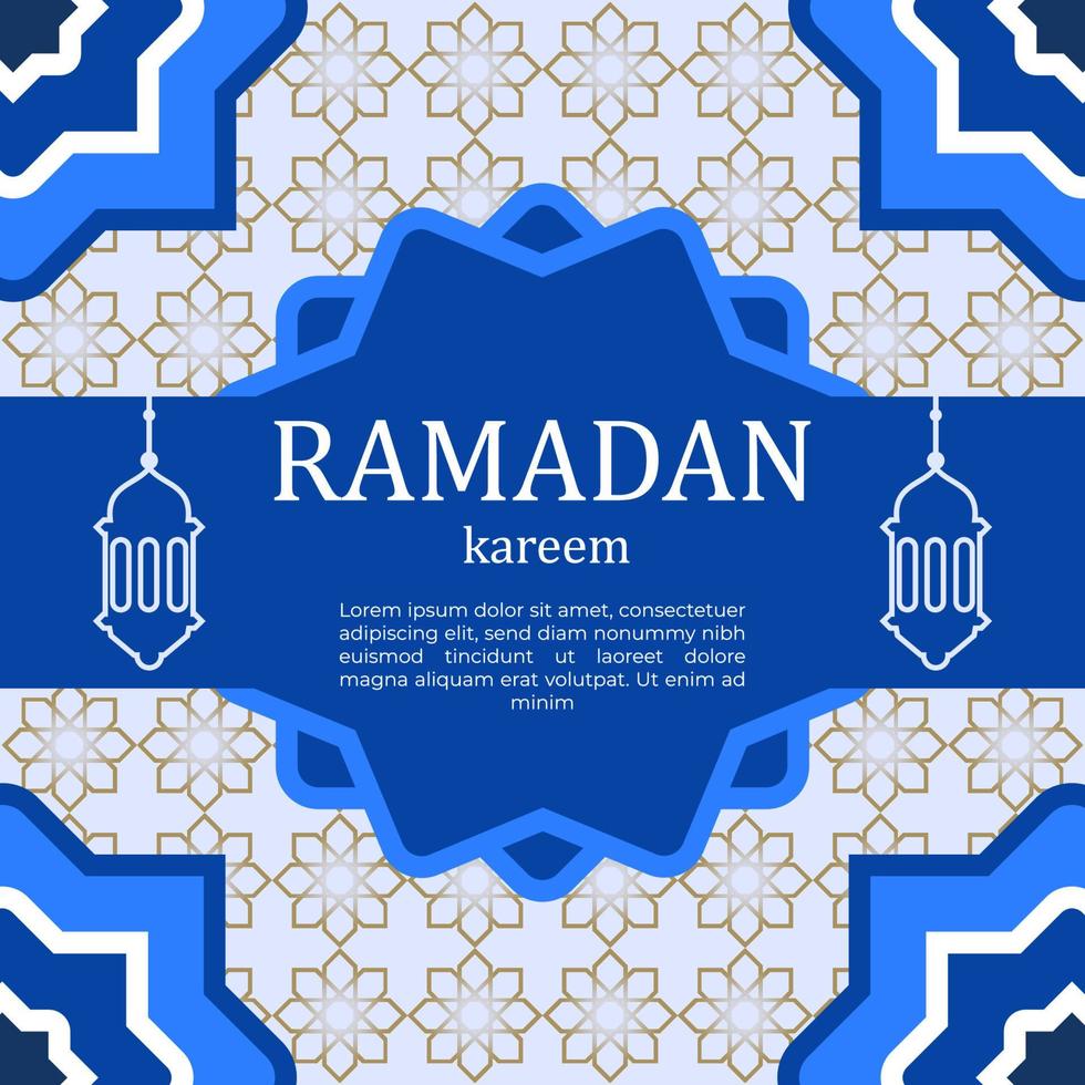 Illustration vector graphic cartoon character of ramadan kareem