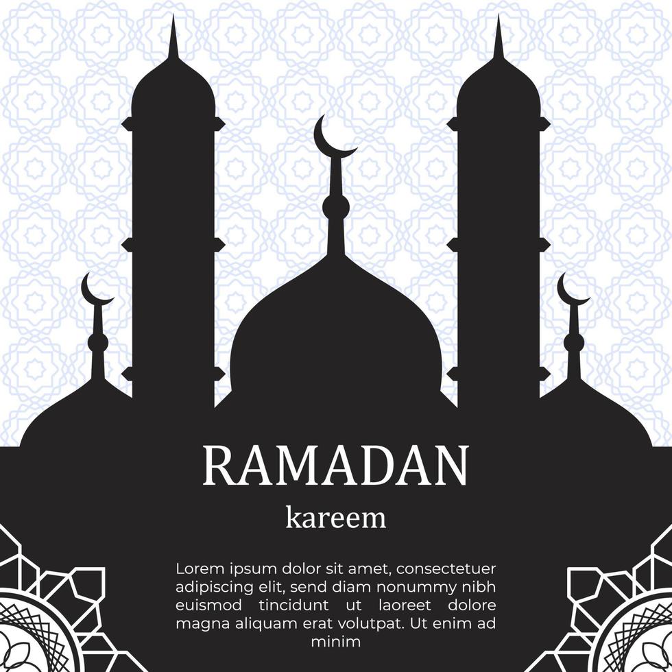 Illustration vector graphic cartoon character of ramadan kareem