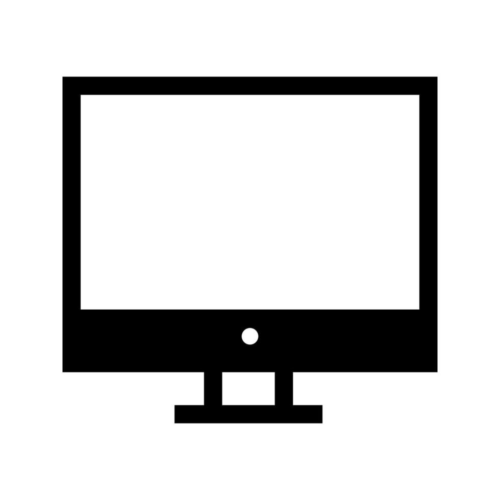 computer desktop vector icon