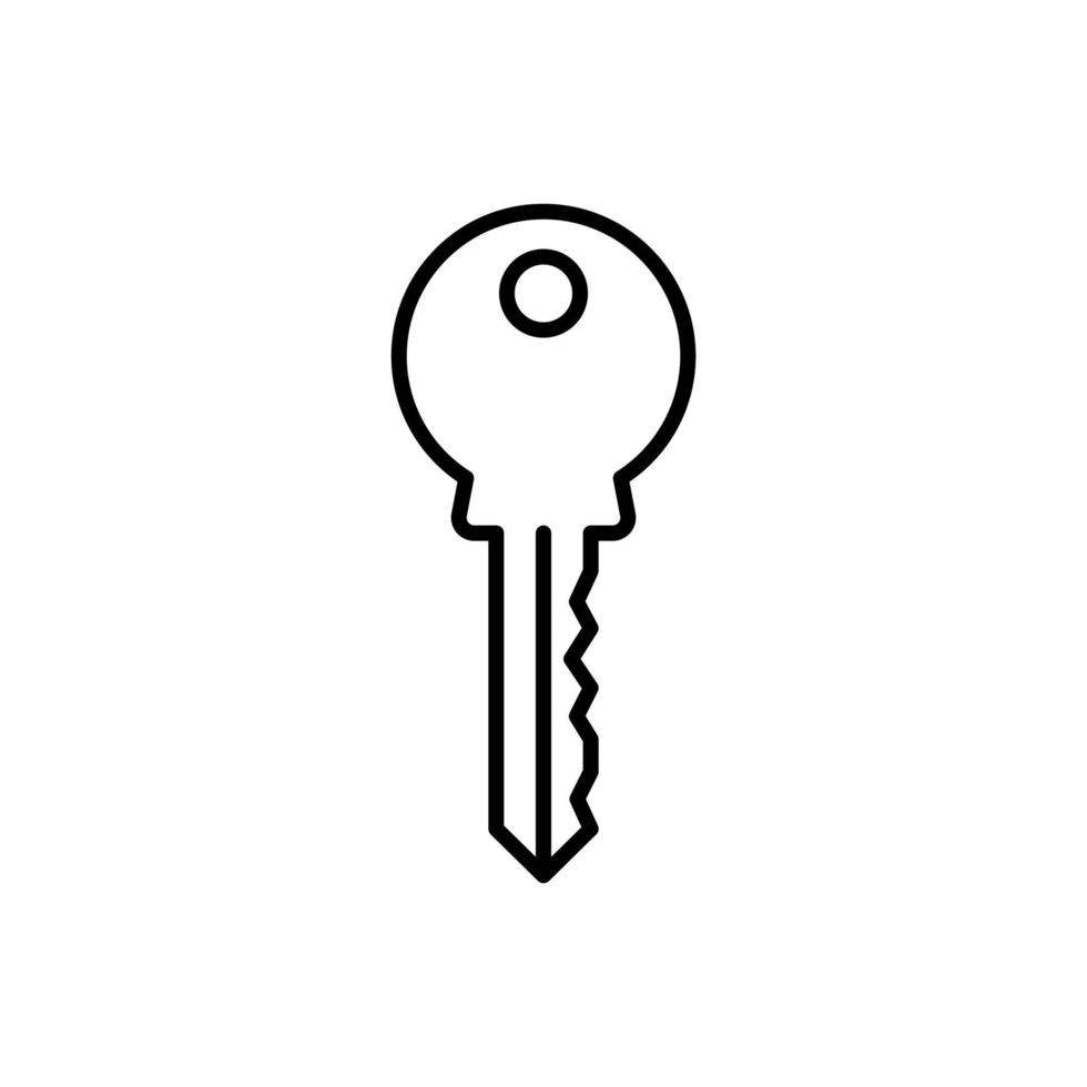 house key vector icon 7128346 Vector Art at Vecteezy
