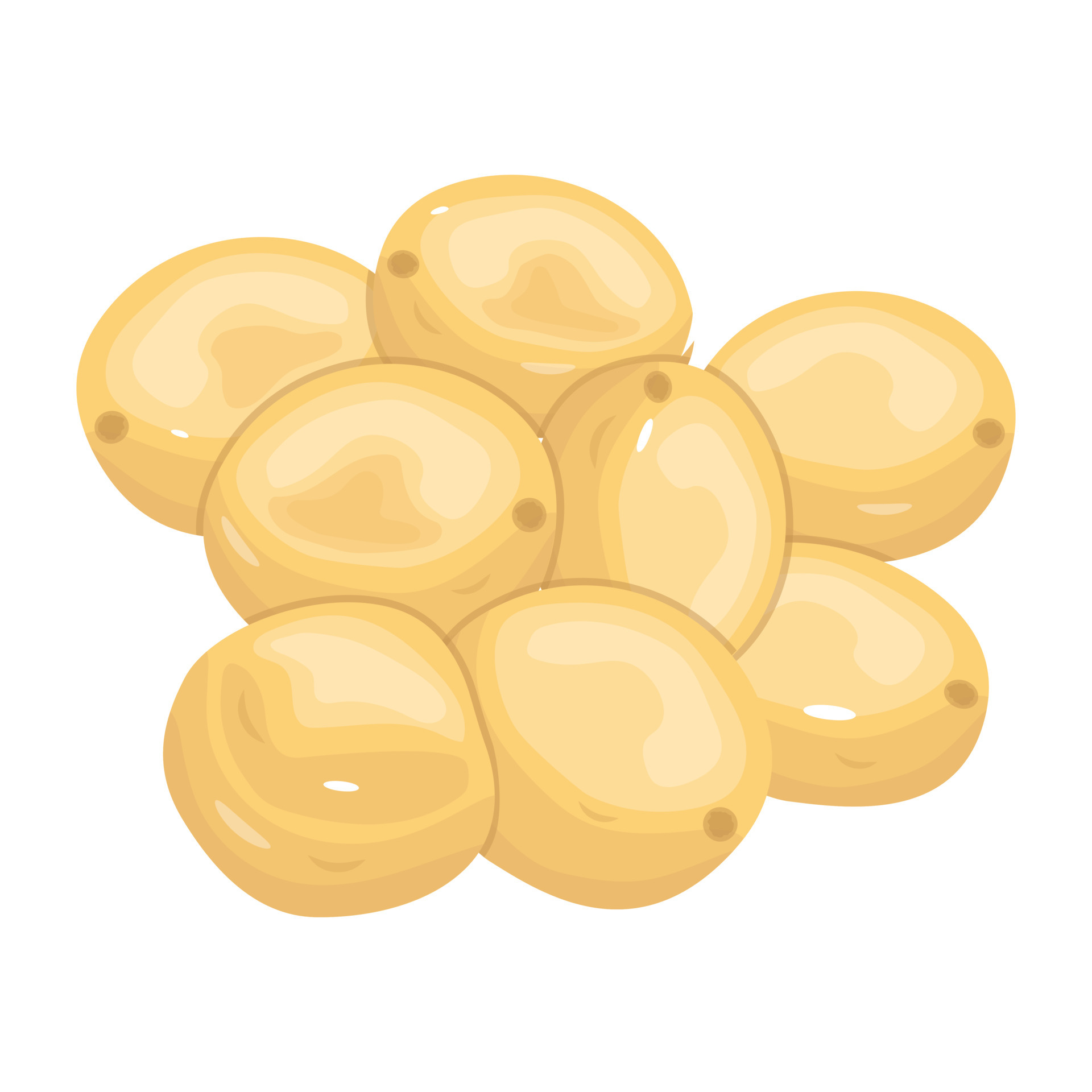 A customizable isometric icon of mustard seeds 7128942 Vector Art at ...