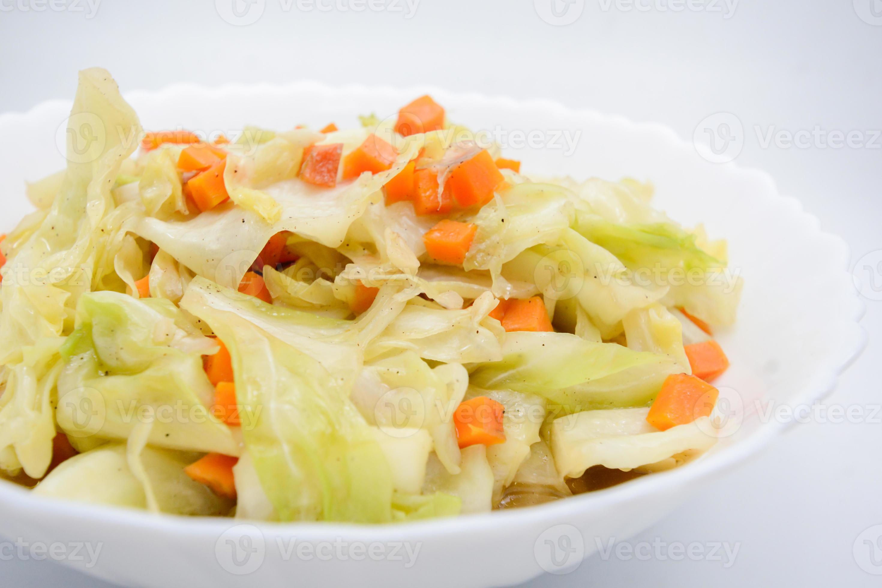 Fried Cabbage With Fish Sauce. it is a simple menu, make the fish sauce