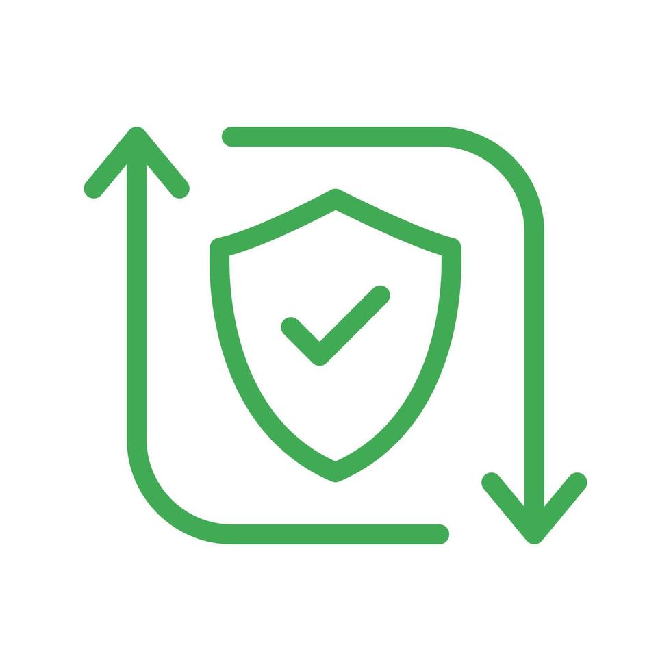 activate shields vector icon