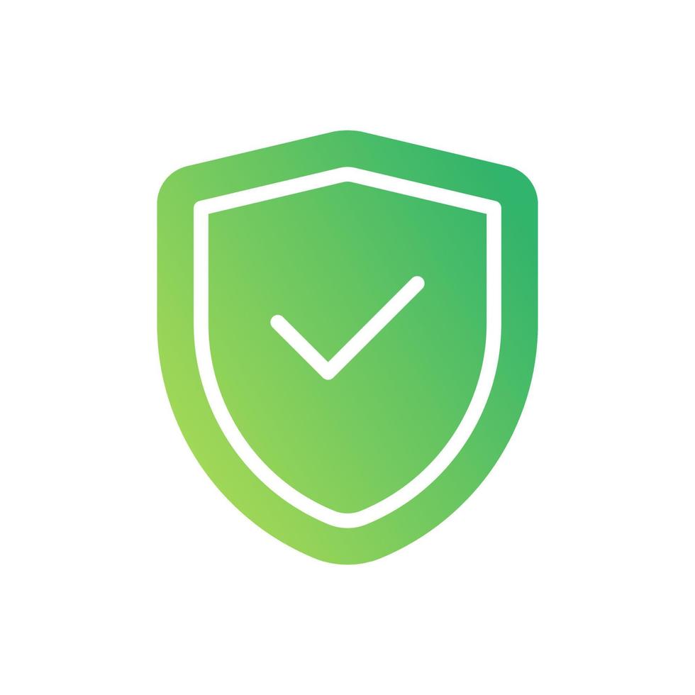 icono de vector de escudo antivirus