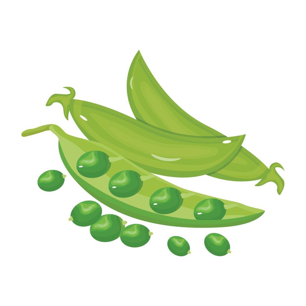 Get your hands on this amazing isometric icon of peas vector