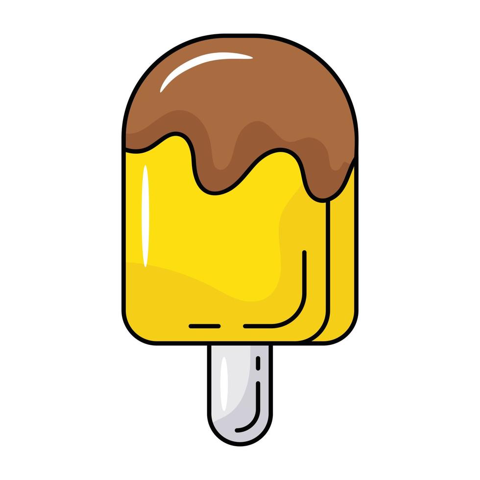 Check this yummy popsicle flat icon vector