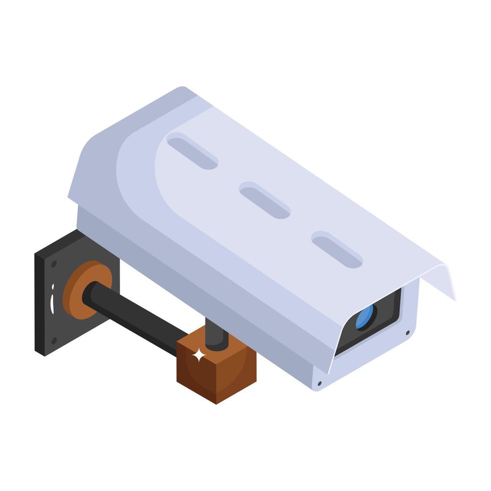 Download premium isometric icon of CCTV vector