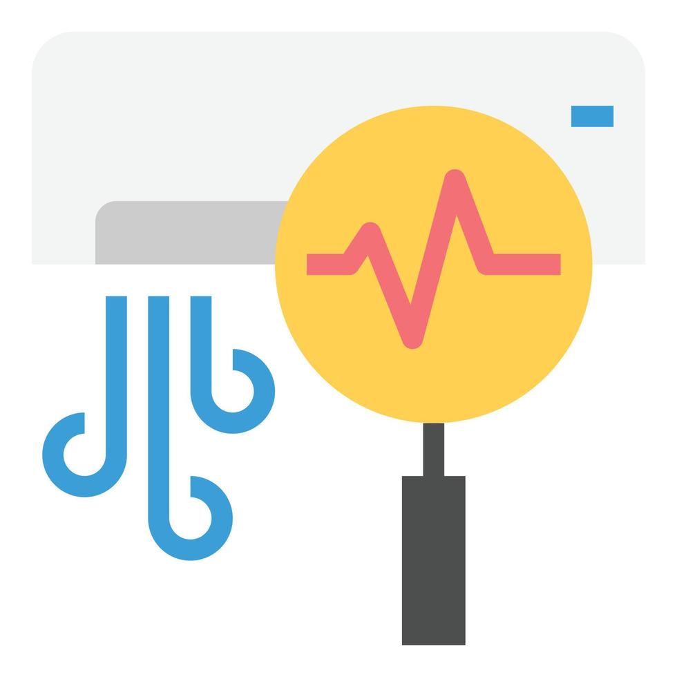 monitoring  flat icon vector illustration