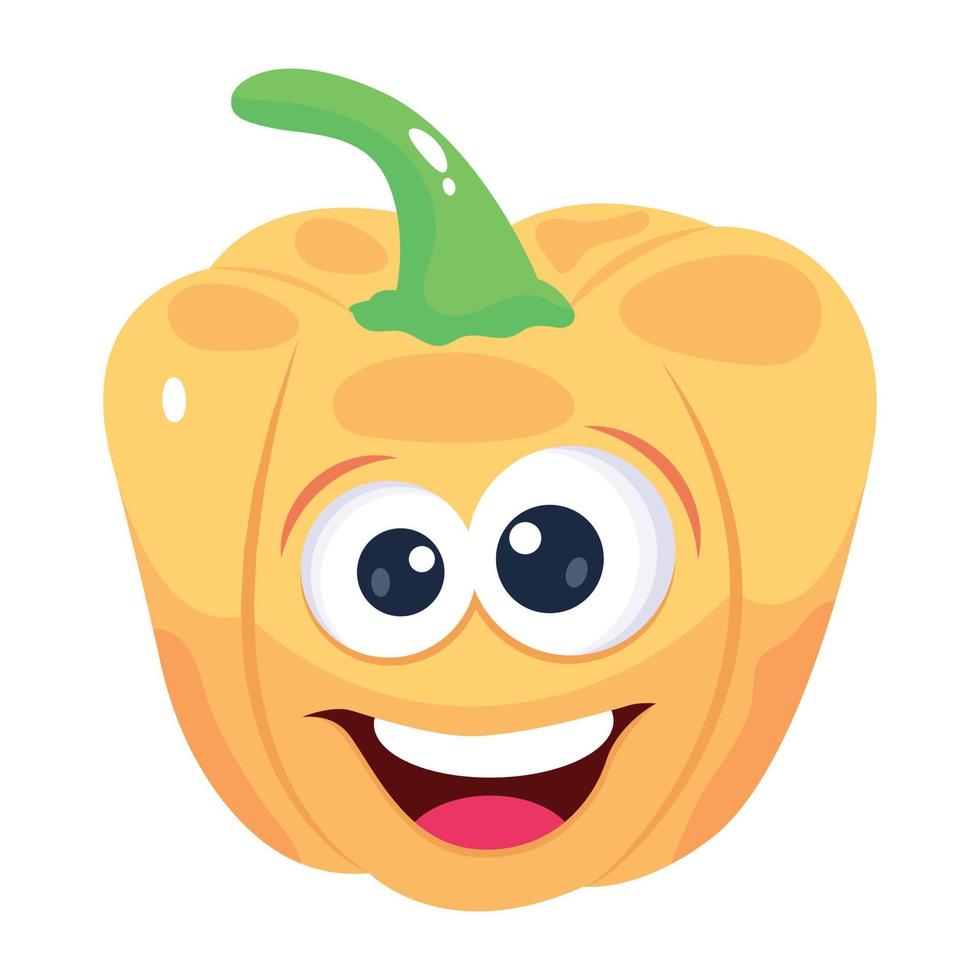 A customizable isometric icon of capsicum vector