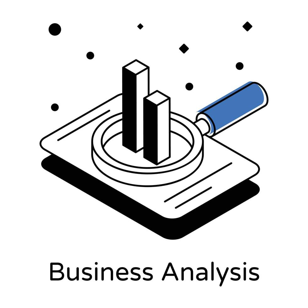 Web infographics isometric icon in editable design vector