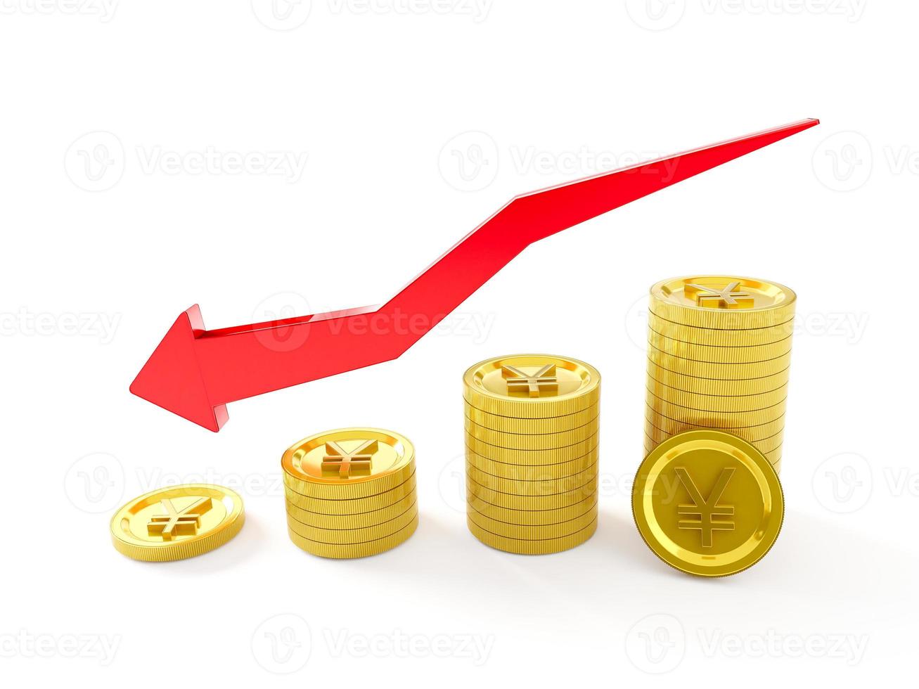 The yen fell to a record low photo