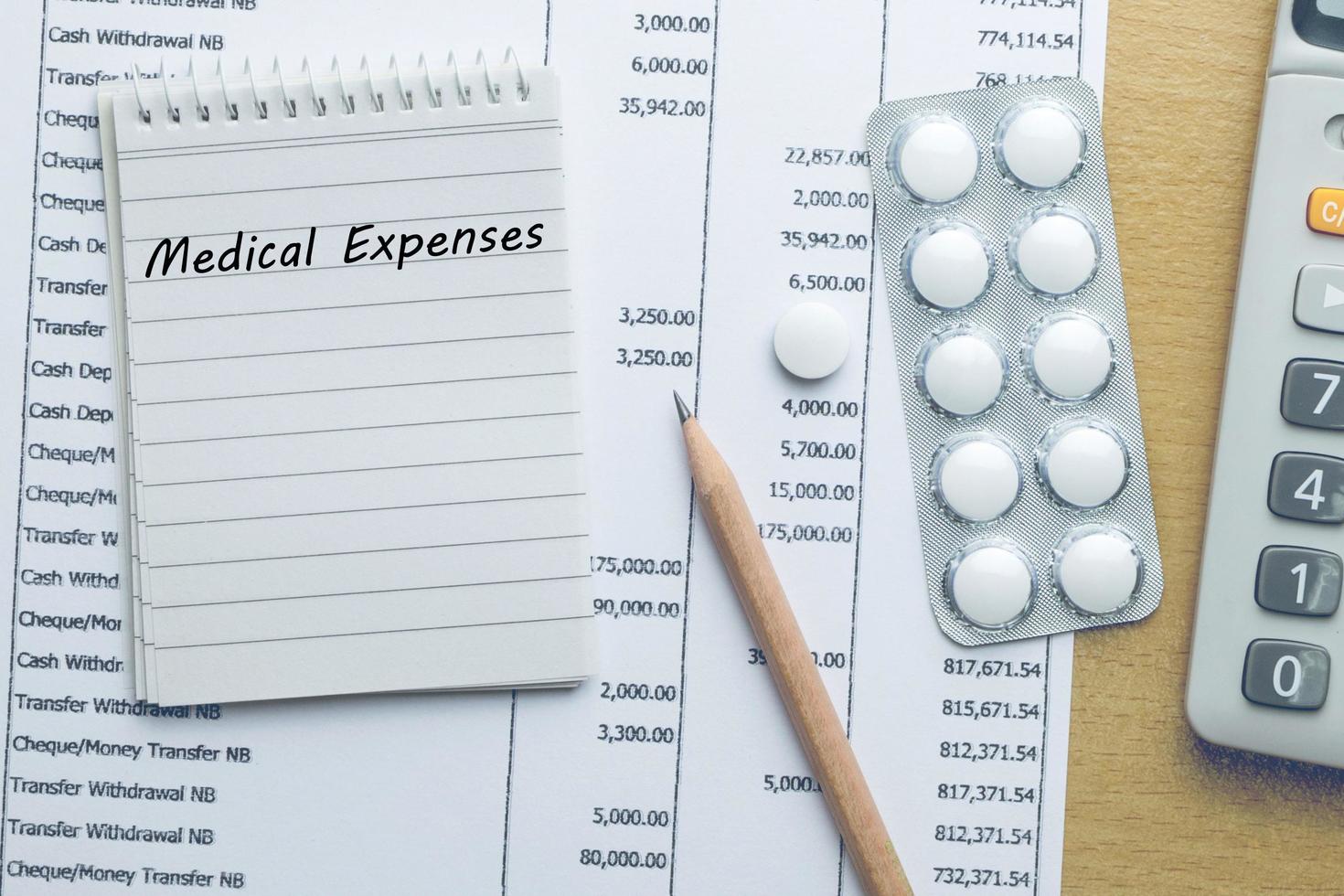 Planning Medical expenses 7133086 Stock Photo at Vecteezy