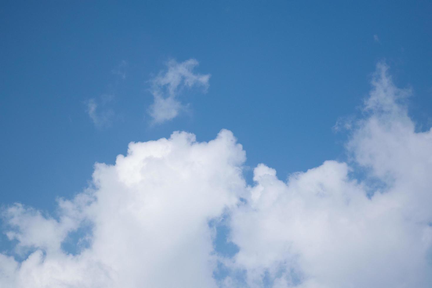 Daylight blue sky white clear cloud photo