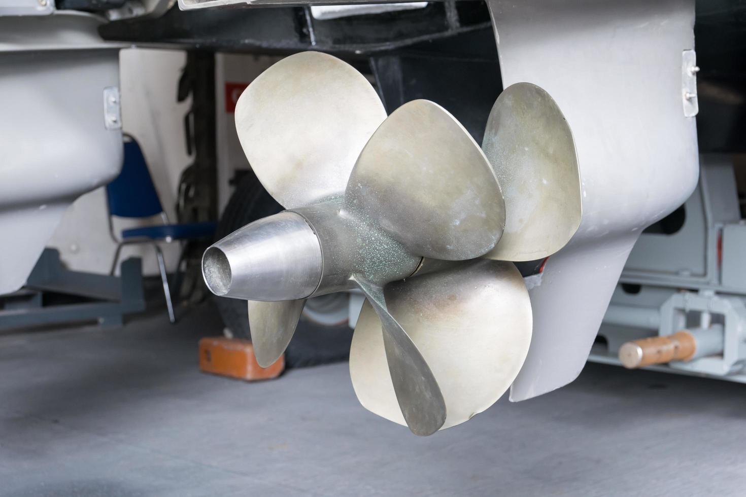 Propeller of a boat photo