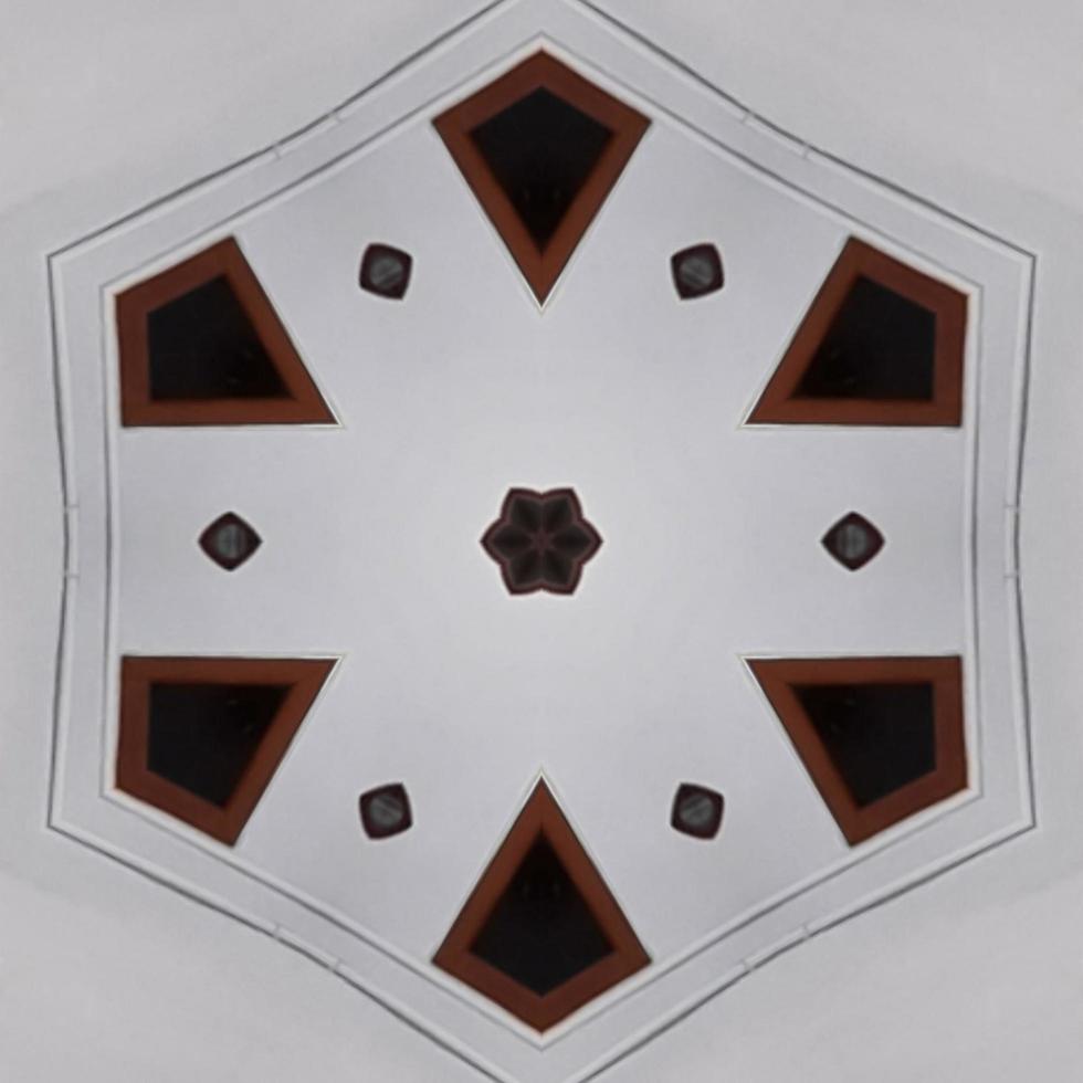 fondo abstracto de la azotea de madera. patrón de caleidoscopio. foto gratis