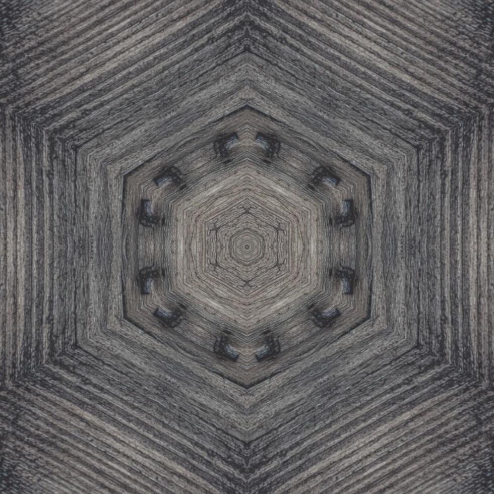 Grey abstract square background. Kaleidoscope pattern of gray wooden. Free background. photo
