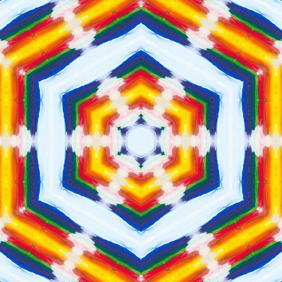 fondo cuadrado abstracto colorido. patrón de caleidoscopio. fondo libre. foto