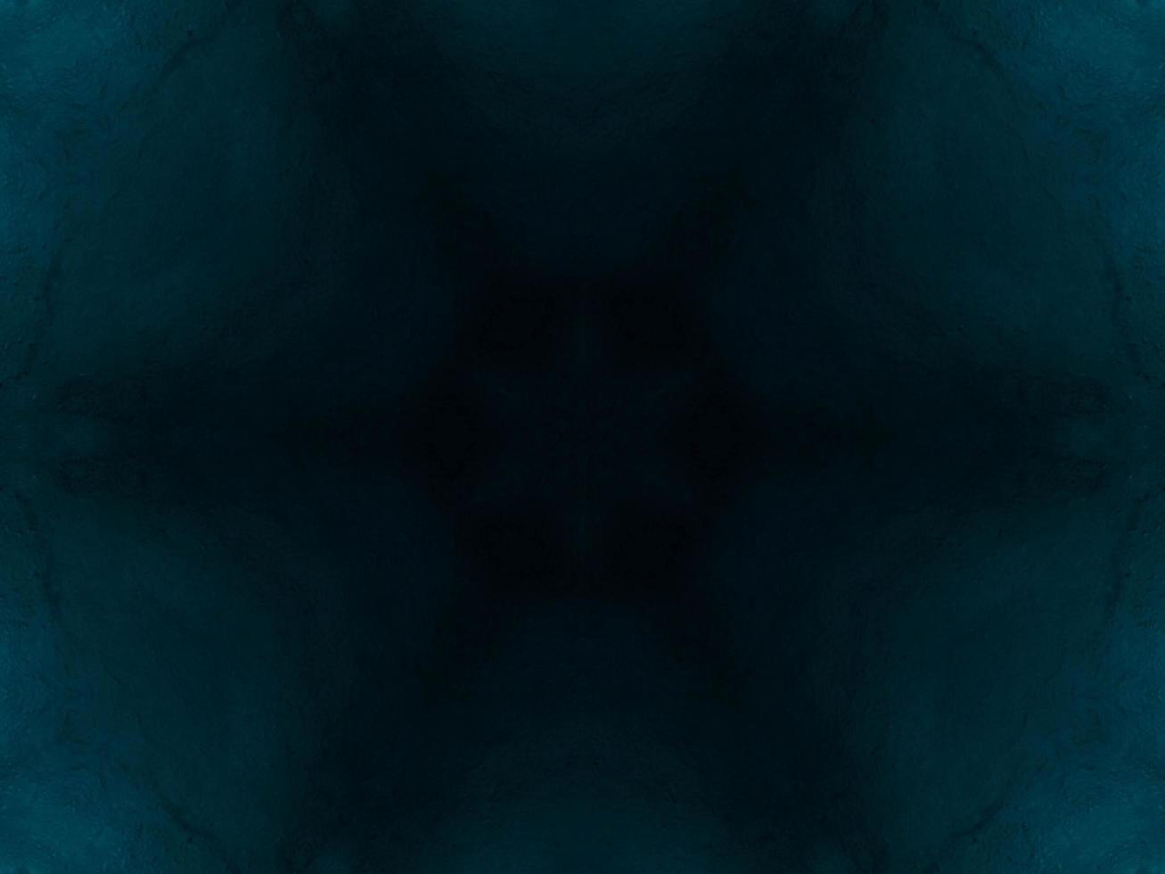 Turqoise and black kaleidoscope pattern. Abstract background. Free photo. photo