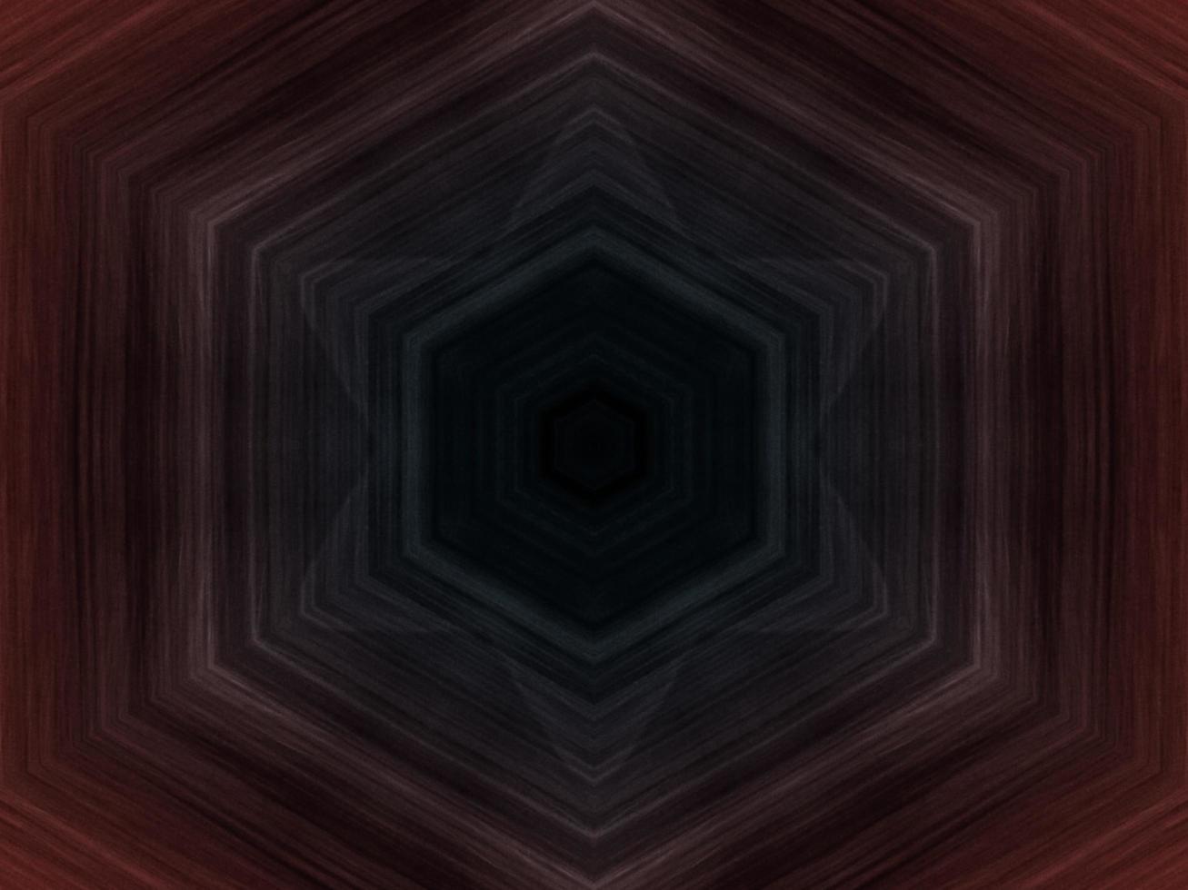Symmetrical kaleidoscope pattern. Red white black abstract background. Free photo. photo