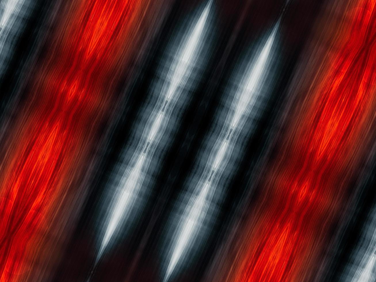 Red white and black abstract background. Kaleidoscope pattern. photo