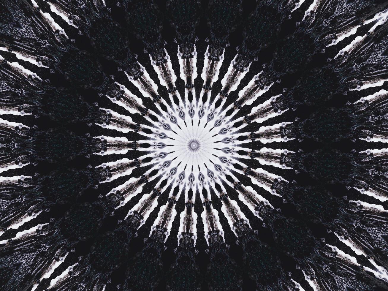 Mandala Pattern Black And White Stock Photos, Images and Backgrounds