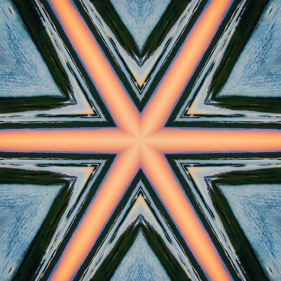 Colorful abstract square background. Kaleidoscope pattern. Free background. photo