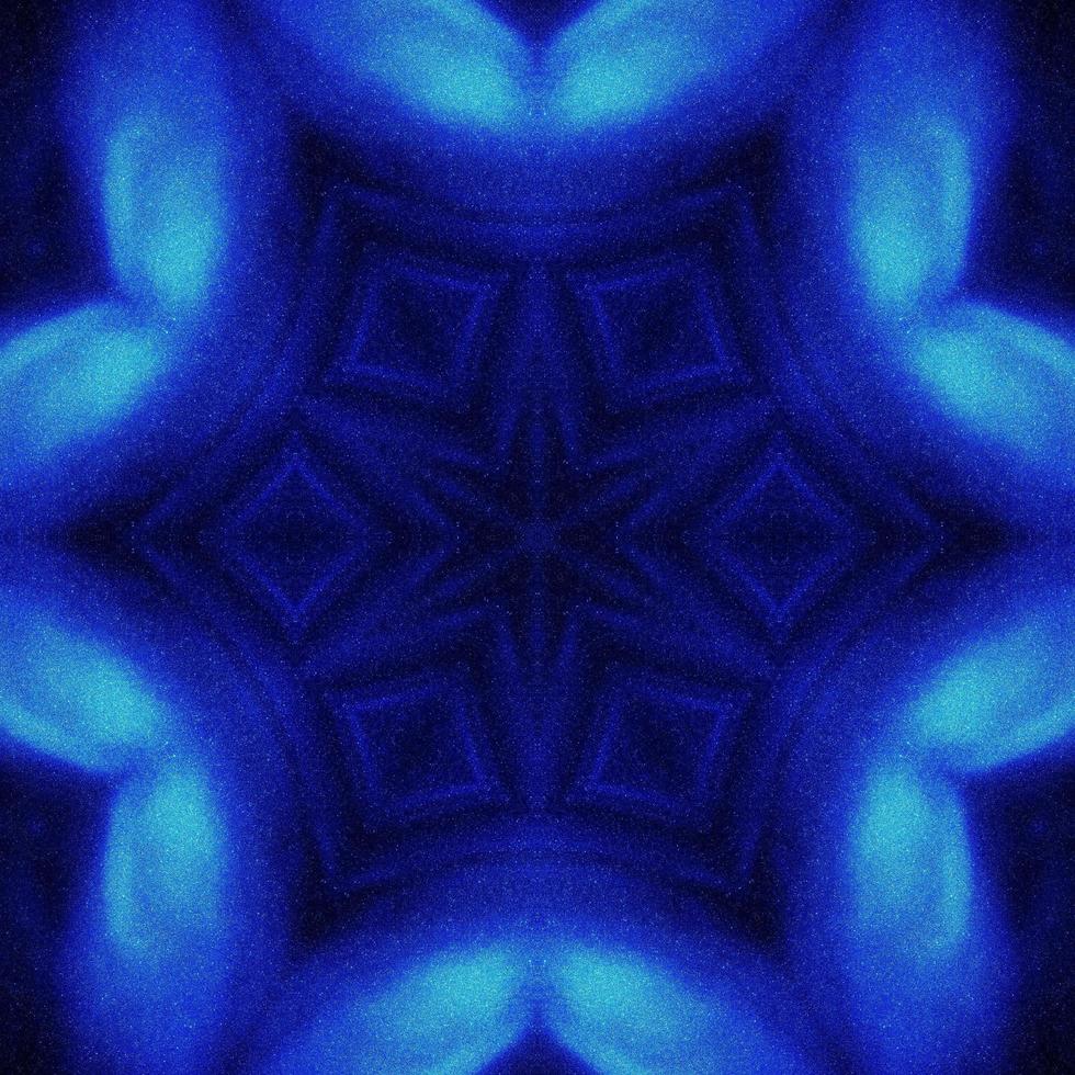 Water blue abstract background. Kaleidoscope pattern. Free Photo. photo