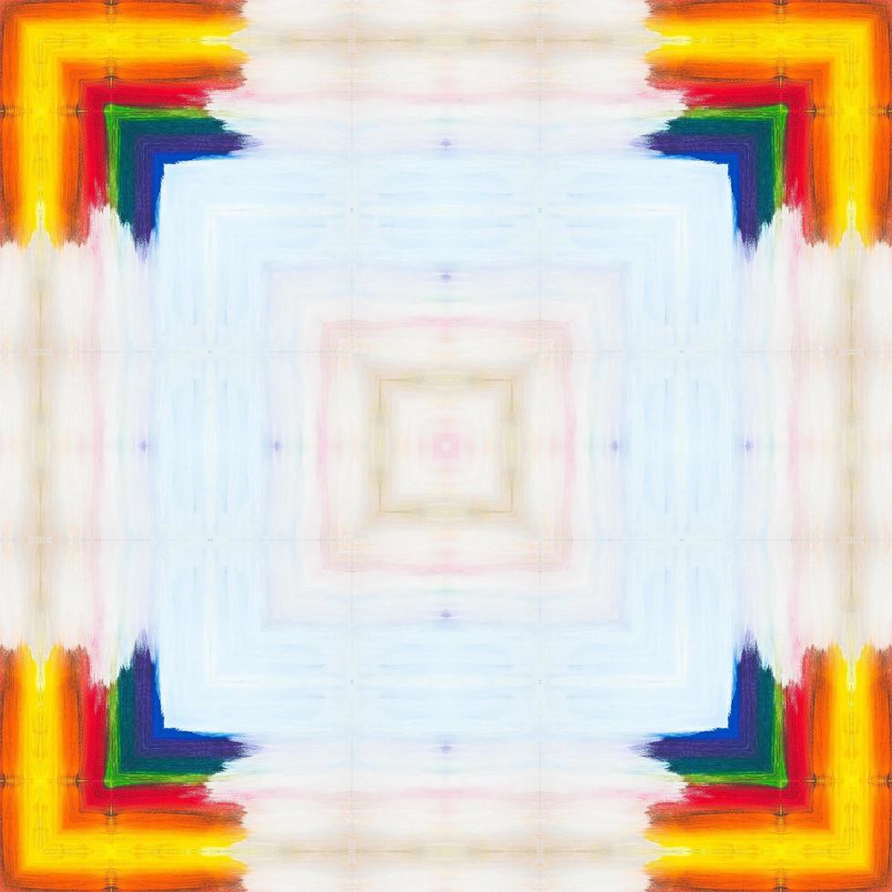 Colorful abstract square background. Kaleidoscope pattern. Free background. photo