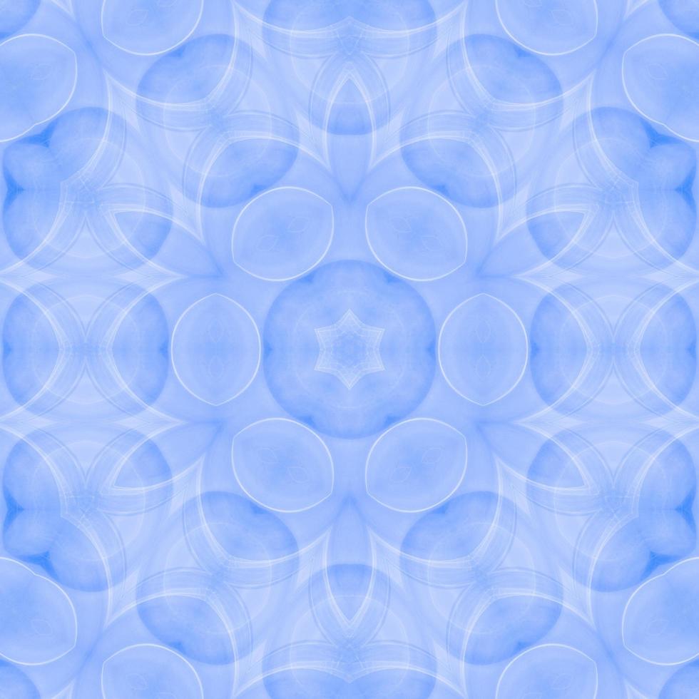 Light blue abstract background. Artistic kaleidoscope pattern. Free Photo
