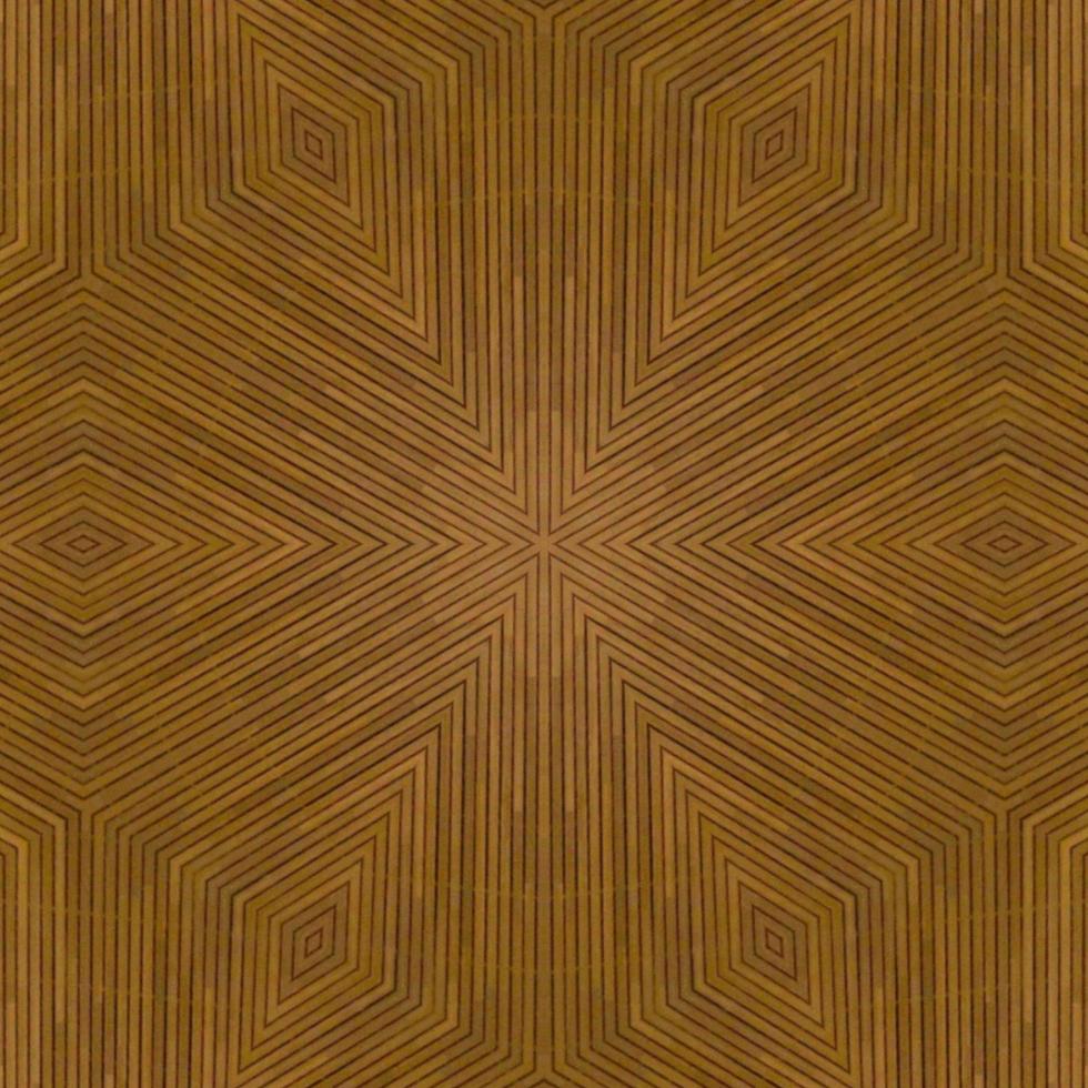 Brown abstract square background. Kaleidoscope pattern of wooden floor. Free background. photo