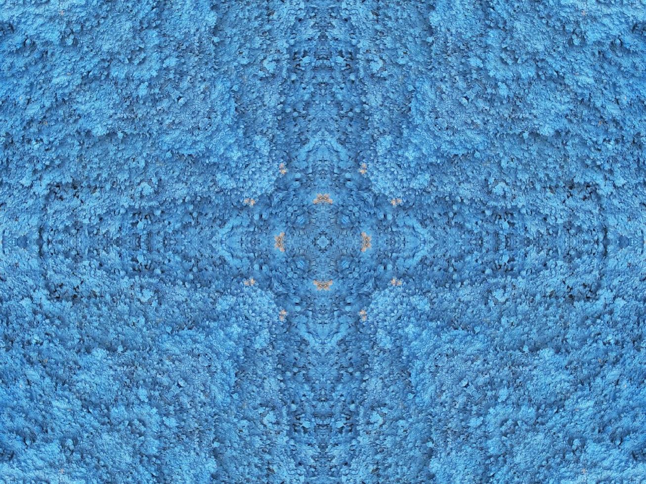 Geometry kaleidoscope pattern. Light blue abstract background. Free photo. photo