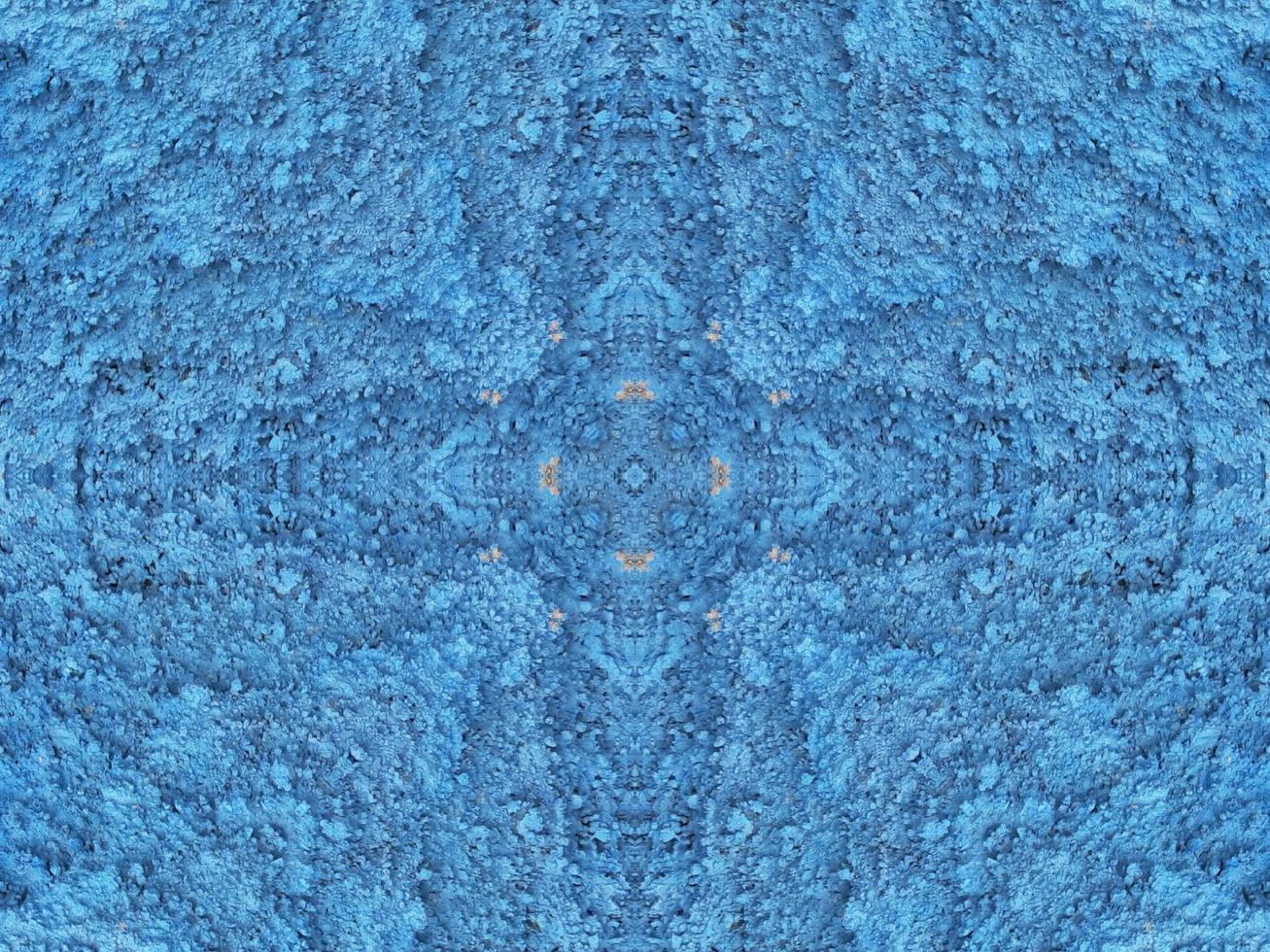 Geometry kaleidoscope pattern. Light blue abstract background. Free photo. photo