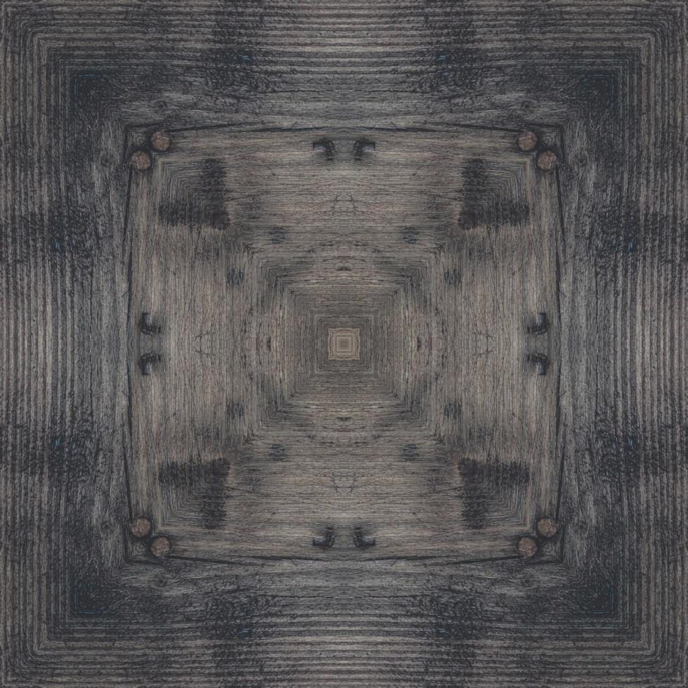 Grey abstract square background. Kaleidoscope pattern of gray wooden. Free background. photo