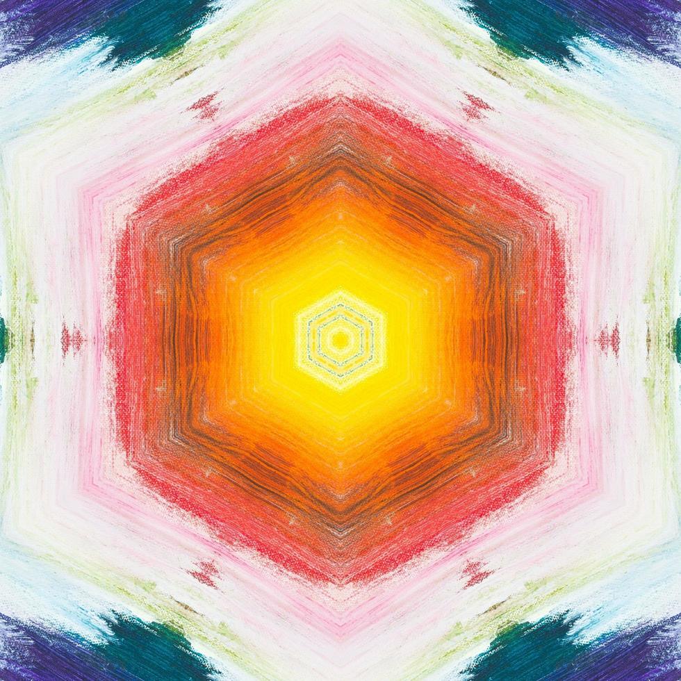 Colorful abstract square background. Kaleidoscope pattern. Free background. photo