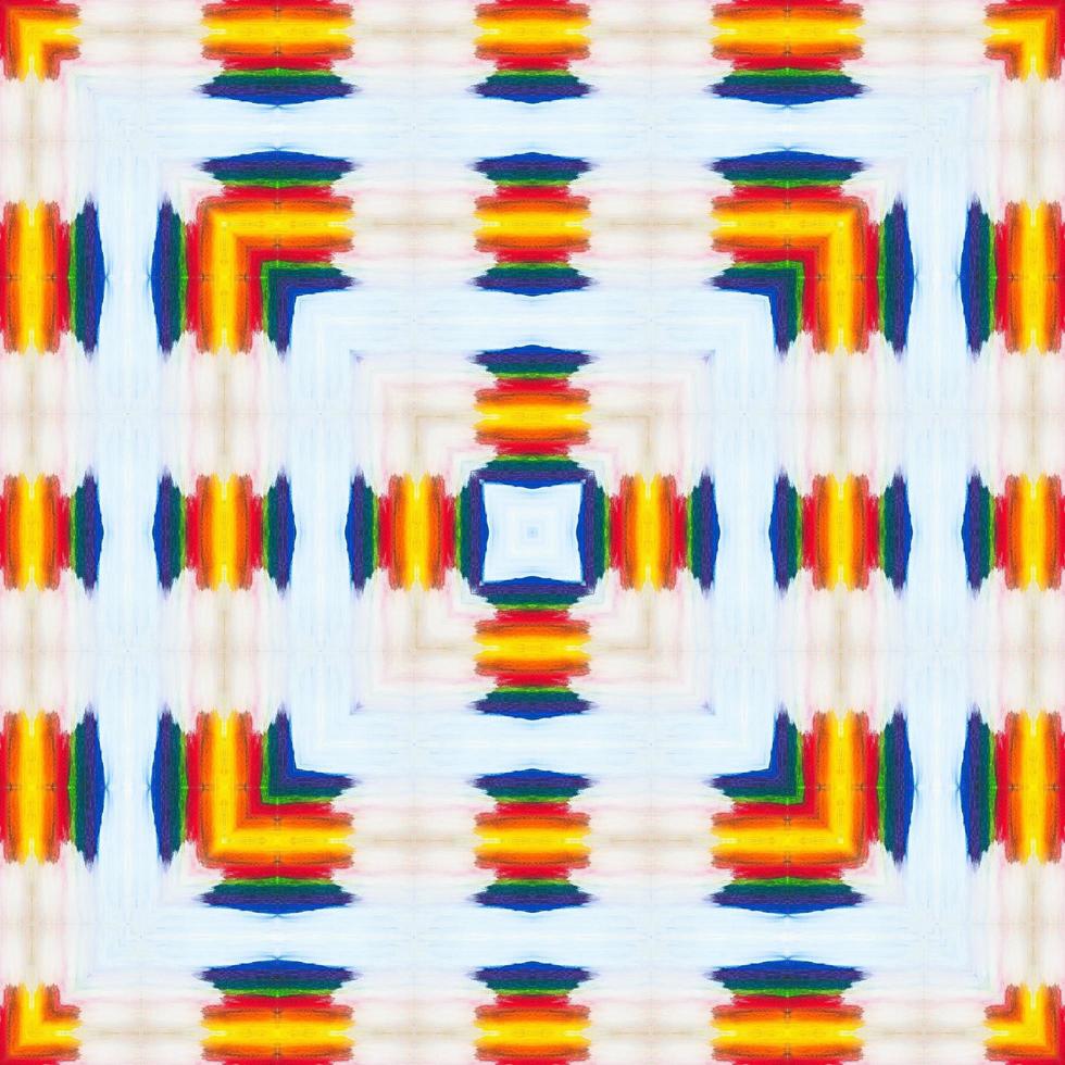 fondo cuadrado abstracto colorido. patrón de caleidoscopio. fondo libre. foto