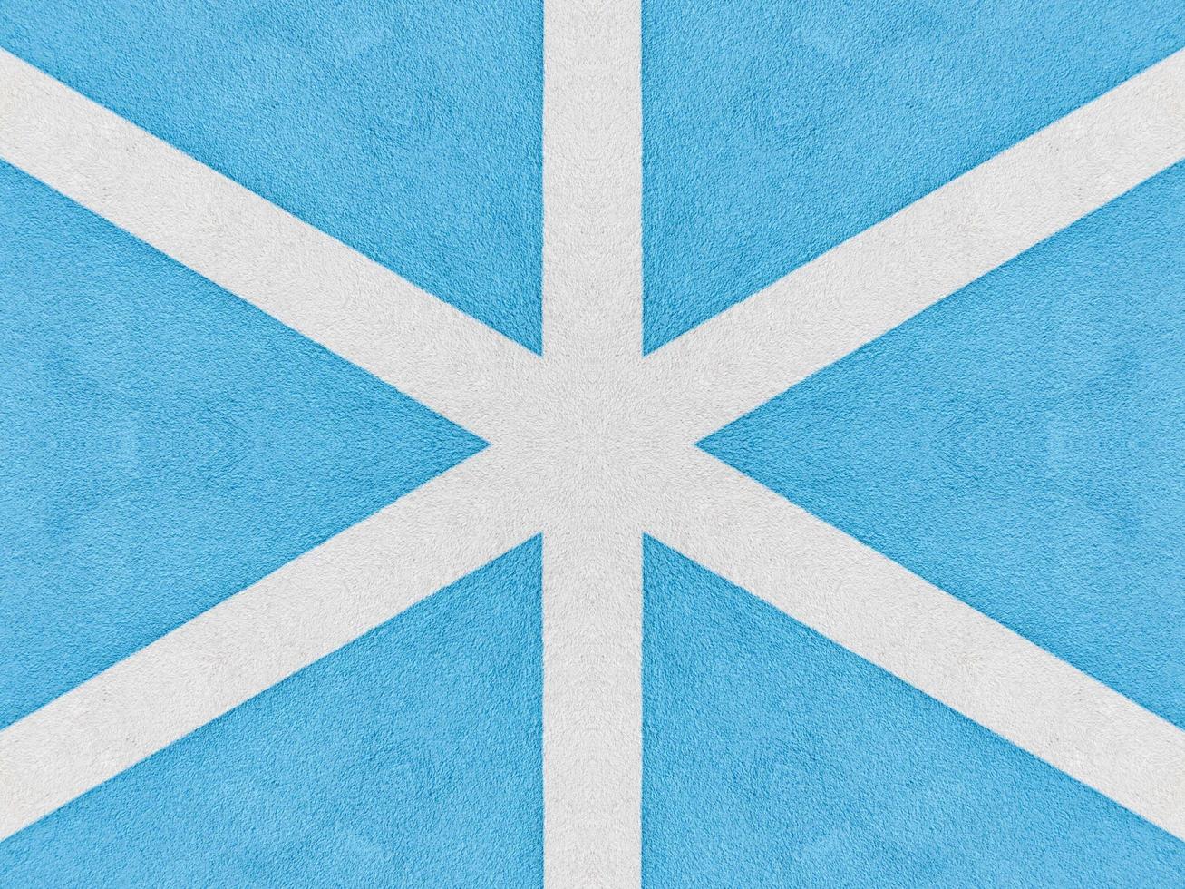 Plain blue kaleidoscope pattern. Abstract background. Free photo. photo