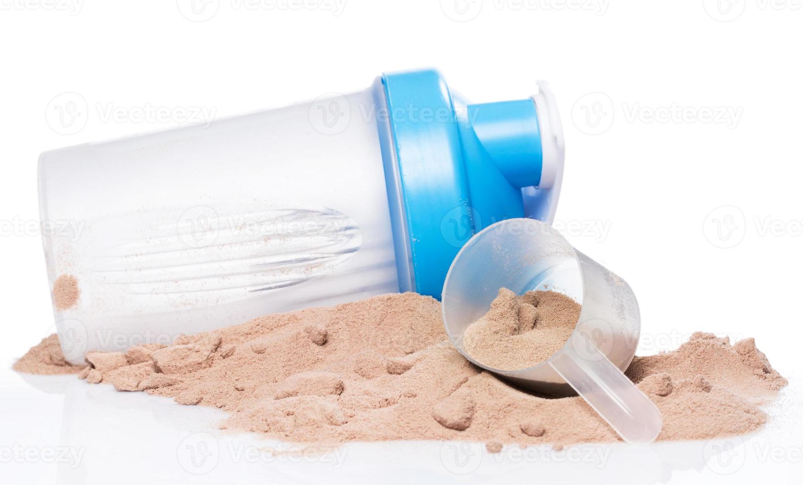 Shaker and protein powder photo