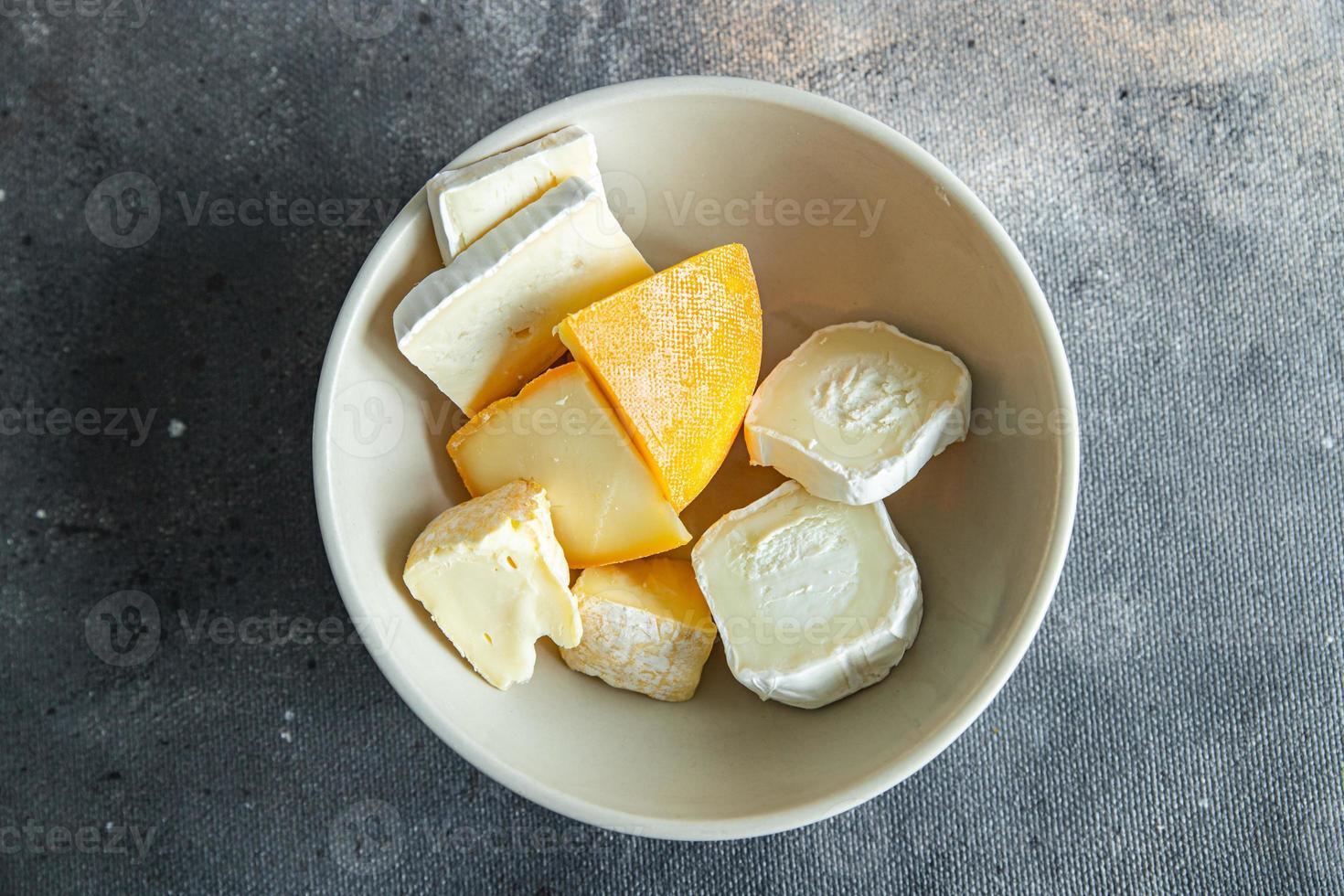 cheese plate assorted cheeses fresh healthy meal food snack diet on the table copy space food photo