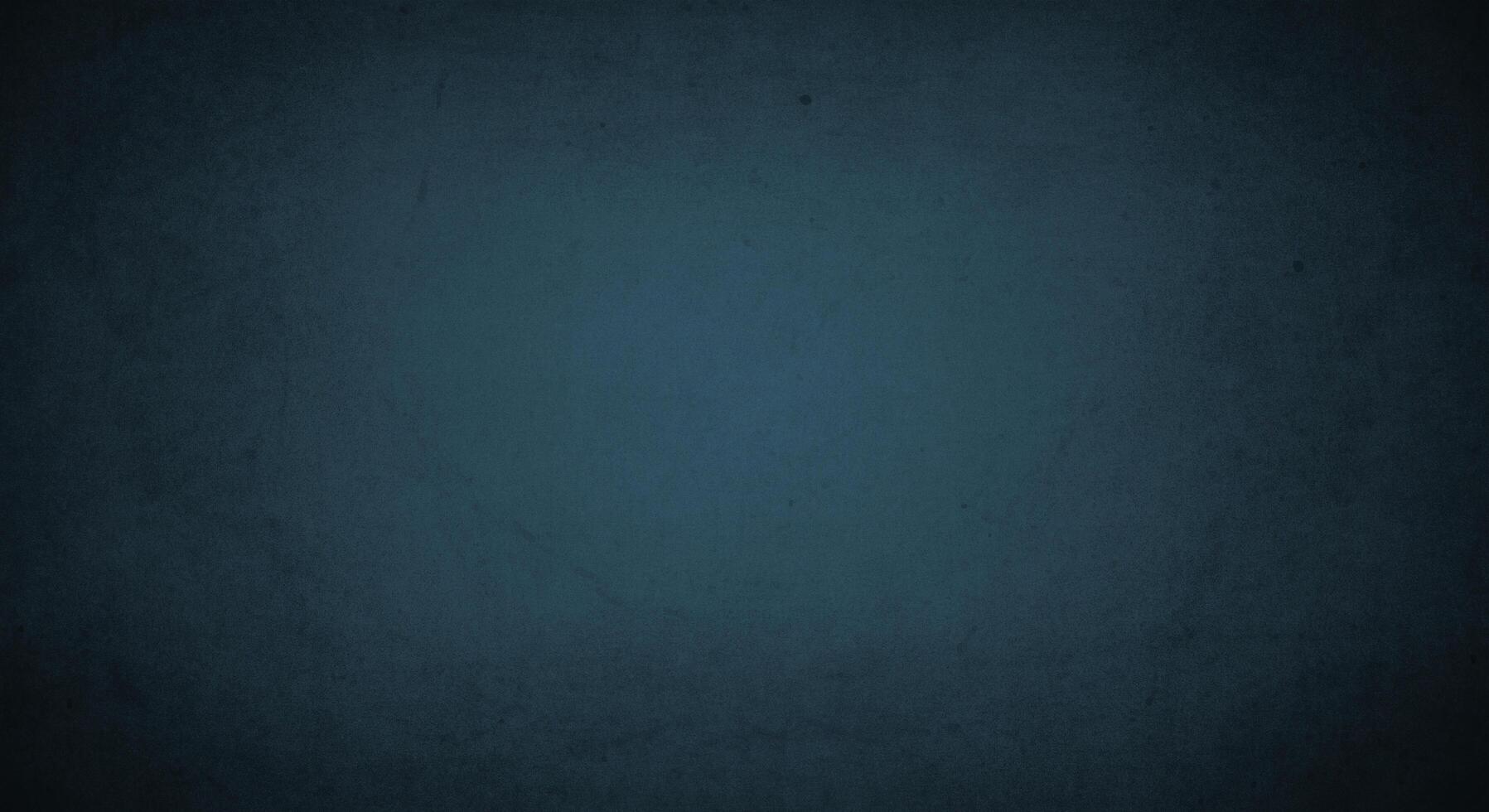 dark teal grunge background with soft lightand dark border, old vintage background photo